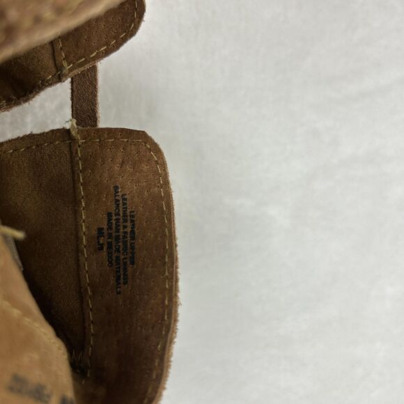Born Ankle Boots Womens Size 8.5 Suede Side Tarklin Chukka Zip Wrap Strap F59102 - Picture 9 of 11